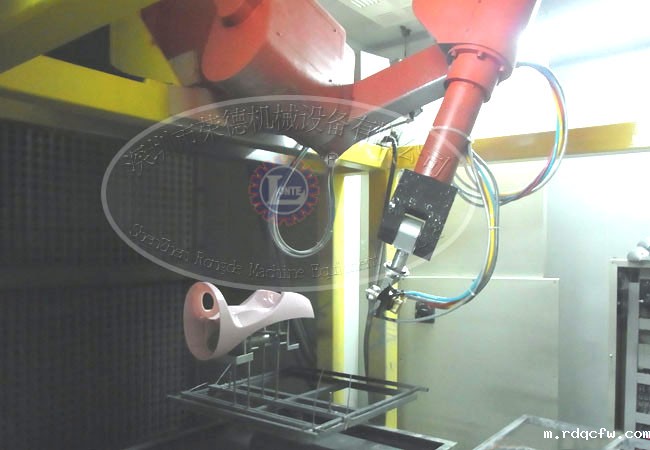 热水壶外壳机器人喷涂