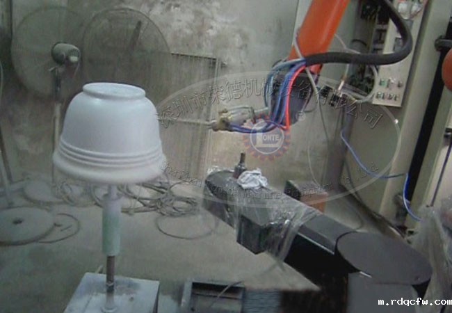 陶瓷花盆喷漆机械手