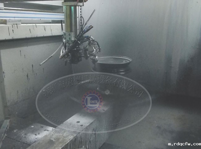 车轮自动喷漆机